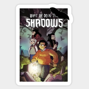 What We Do In The Shadows Cartoon Poster Sticker